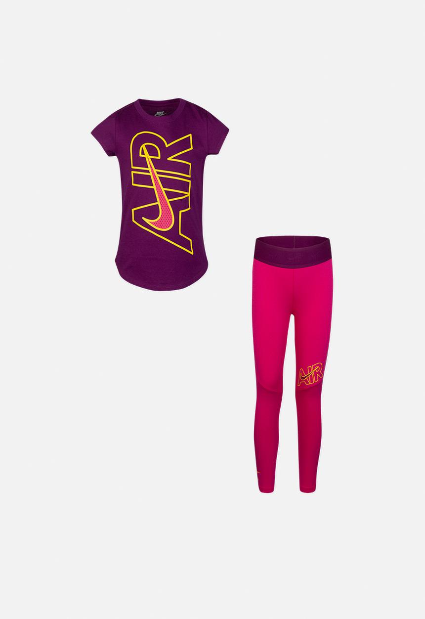 Nike - Nkg nike air tee & legging set - multi