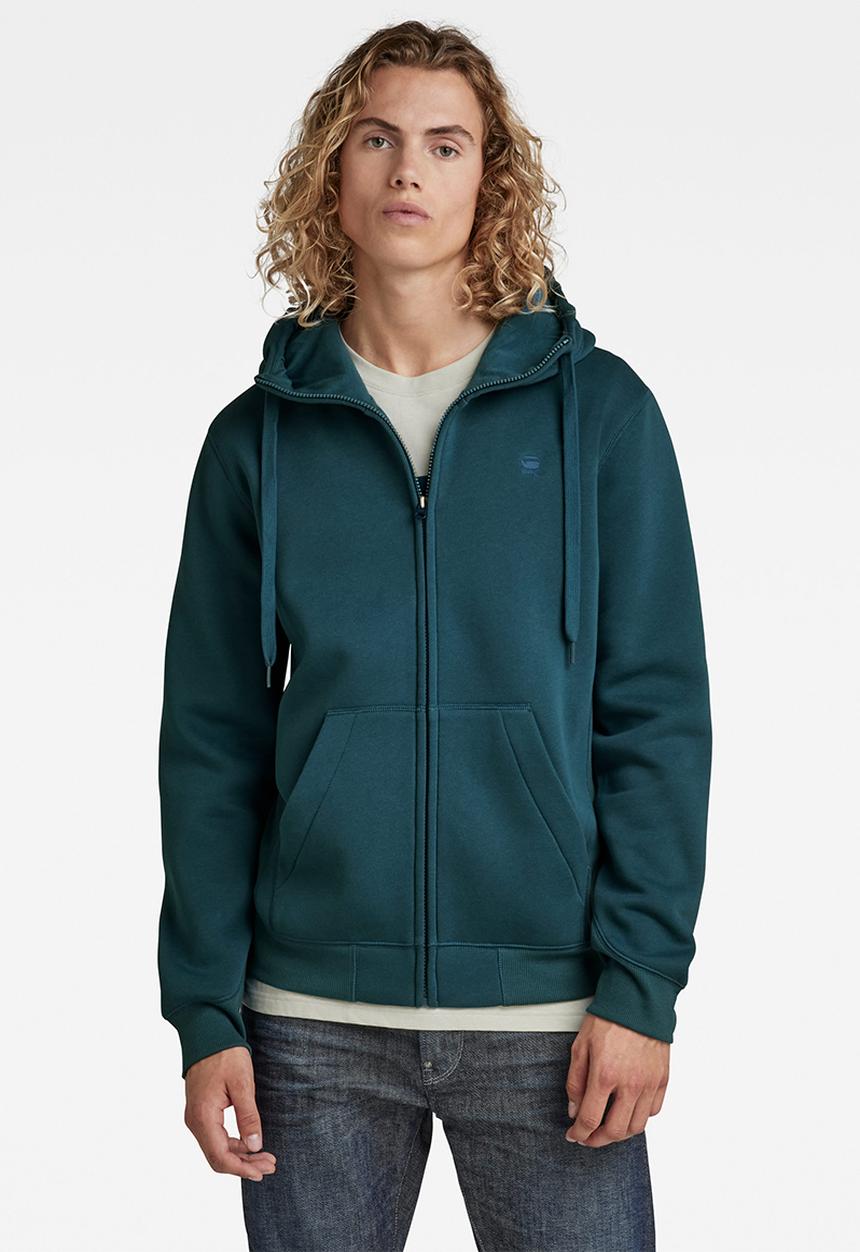 G-STAR - Premium core hdd zip sw long sleeve - nitro