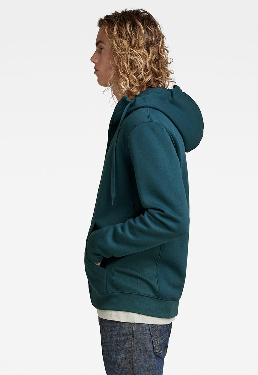 G-STAR - Premium core hdd zip sw long sleeve - nitro
