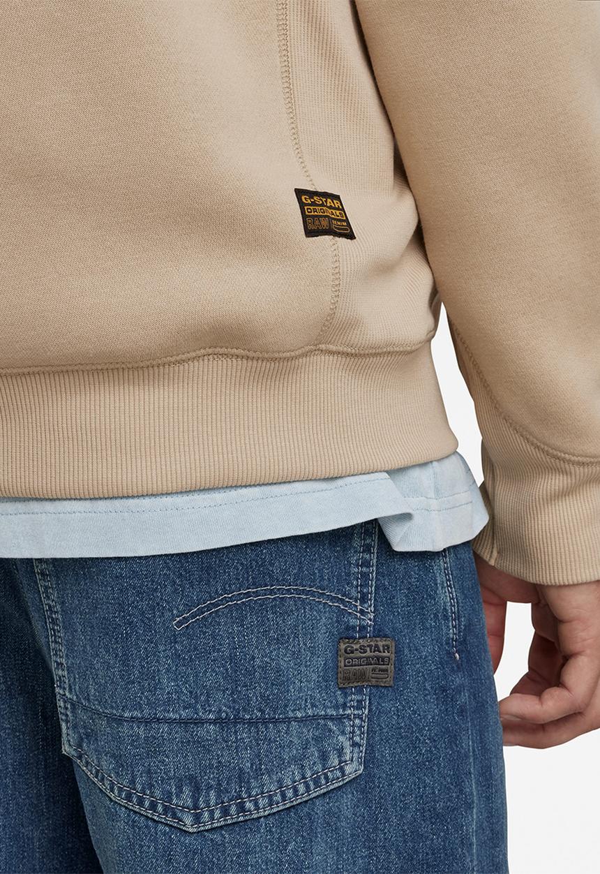G-STAR - Premium core hdd zip sw long sleeve - westpoint khaki
