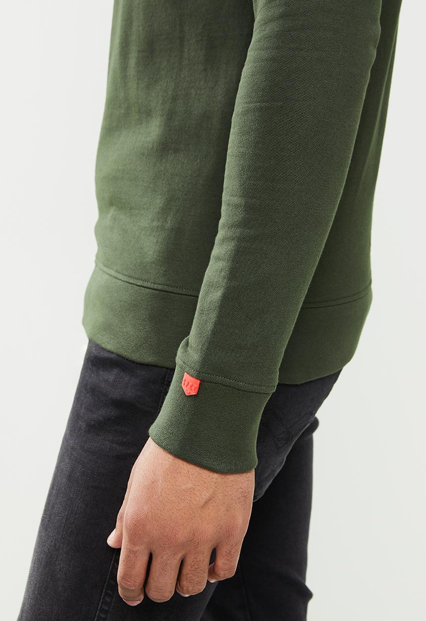 S.P.C.C - Rochell regular fit crew neck sweat - dark moss