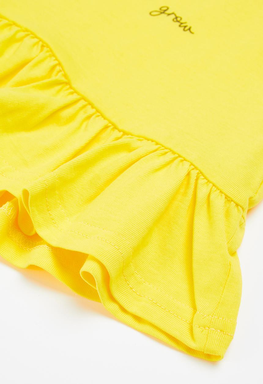Superbalist Kids - Frill detail pj set - yellow