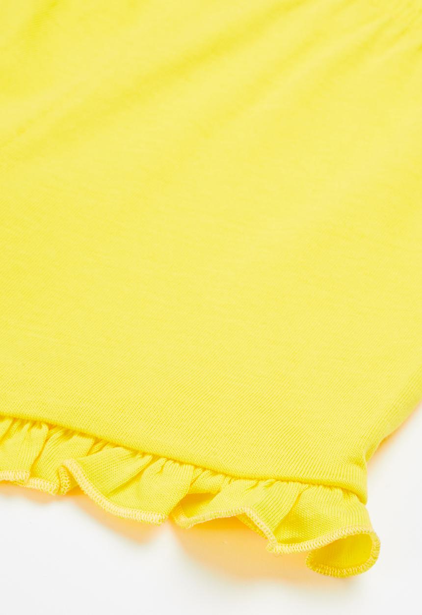 Superbalist Kids - Frill detail pj set - yellow
