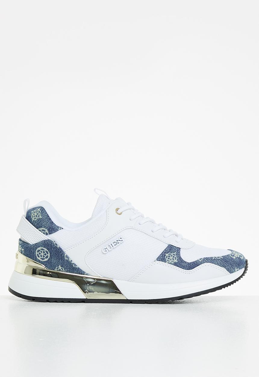 GUESS - Metz - b sneaker - white & blue