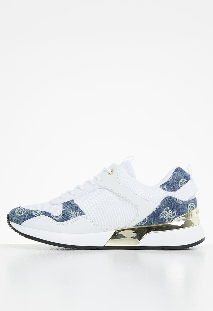 GUESS - Metz - b sneaker - white & blue