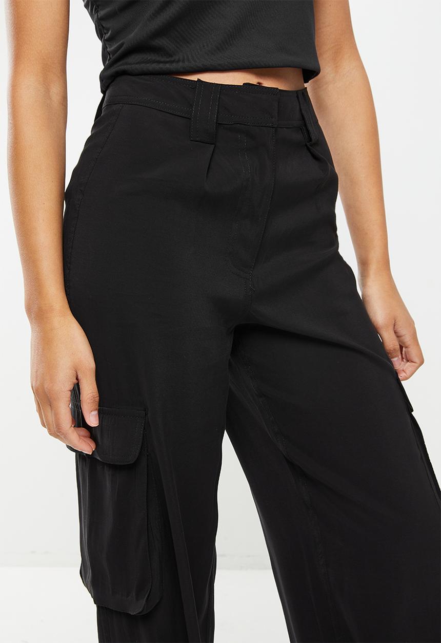 Cotton On - Petite miami cargo pant - black