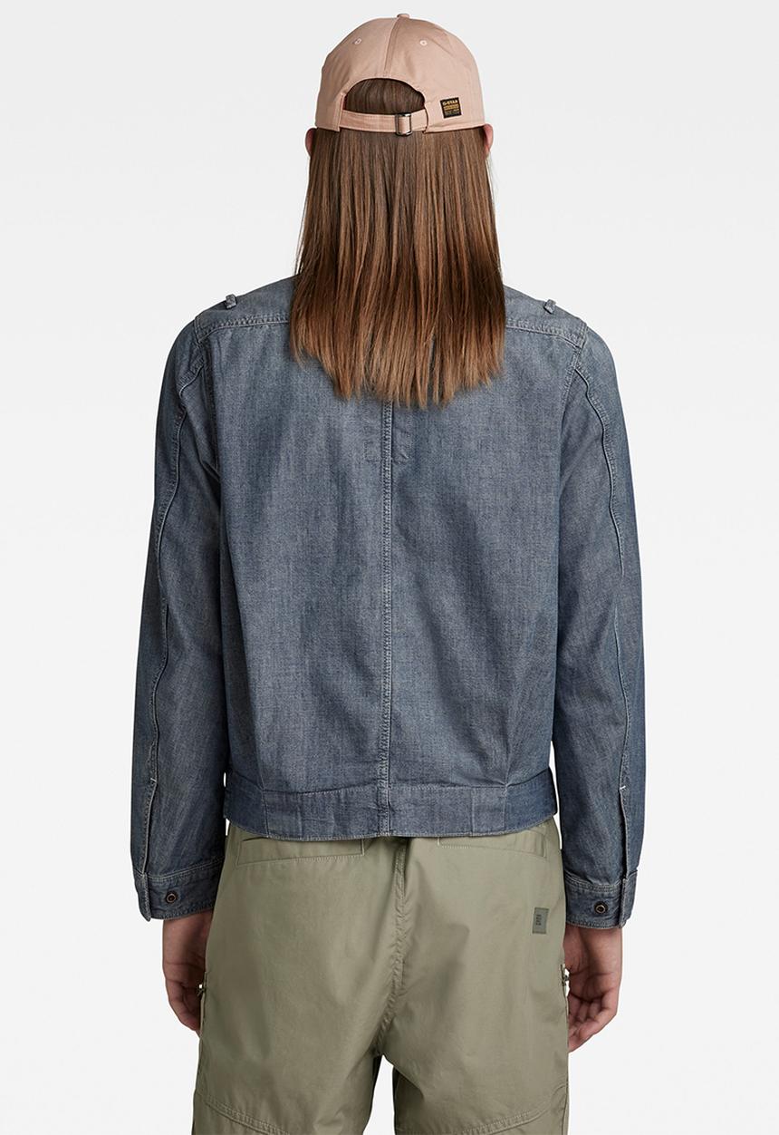 G-STAR - Utility flap pocket jacket - antic faded aegean blue