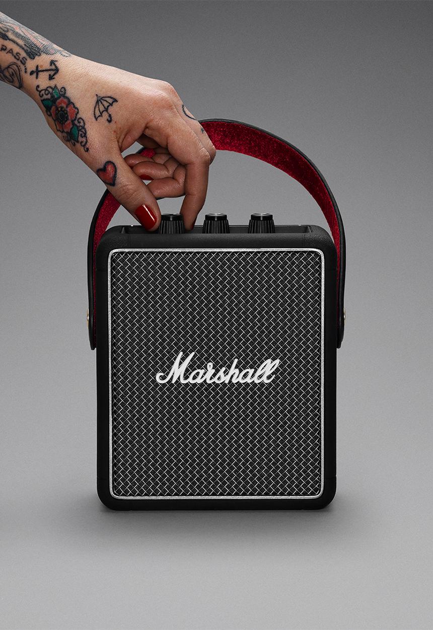 Marshall - Stockwell ii portable bt speaker - black & brass