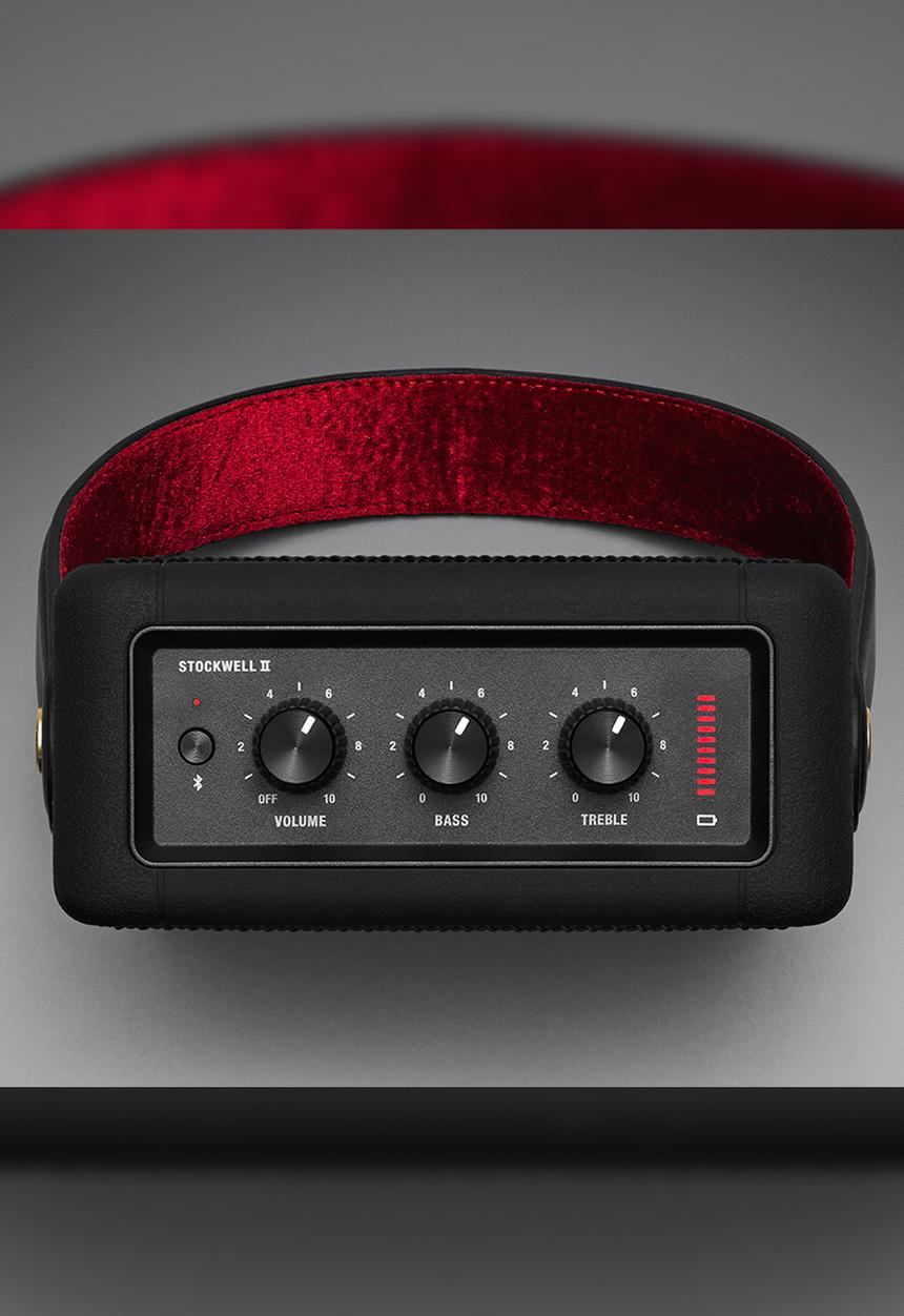 Marshall - Stockwell ii portable bt speaker - black & brass