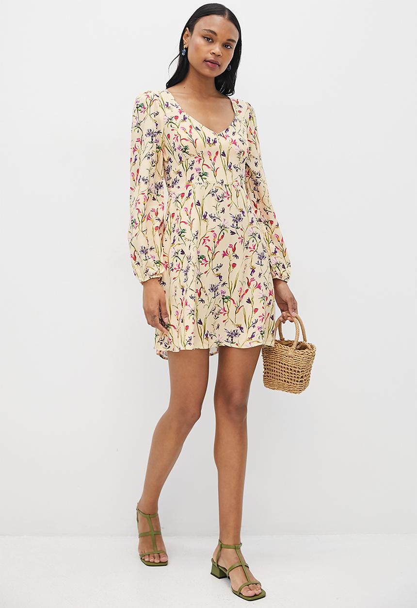 MILLA - Tie back mini dress - multi