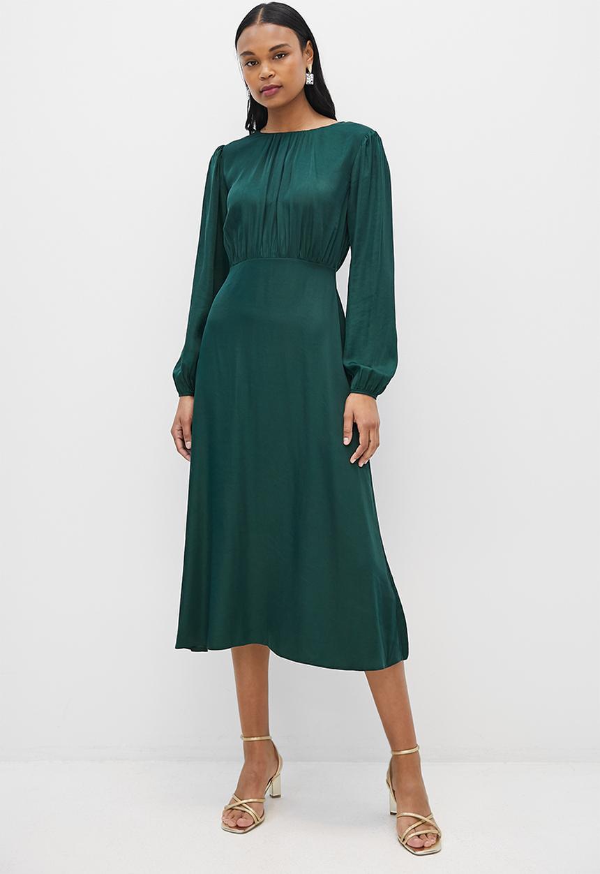 MILLA -  Fit and flare midi dress - emerald