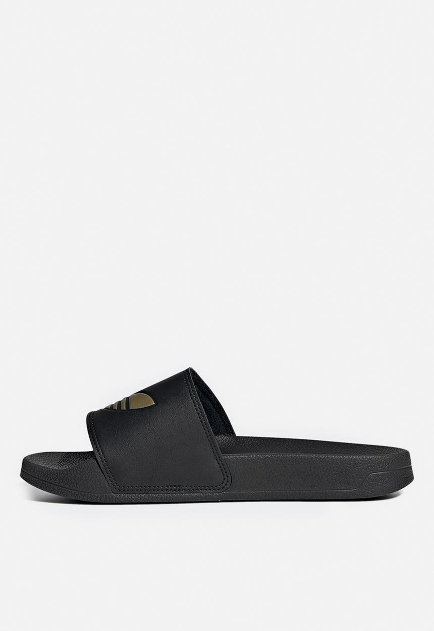 adidas Originals - Adilette lite w - core black/matte gold
