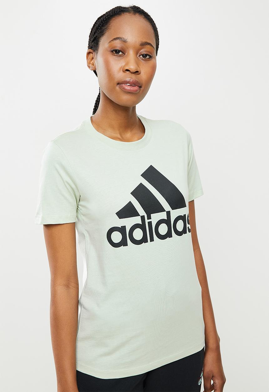 adidas Performance - W blt2 performance short sleeve tee - linen green & black