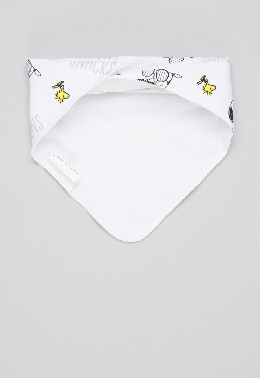 Character Group - Snoopy bandana bib - white