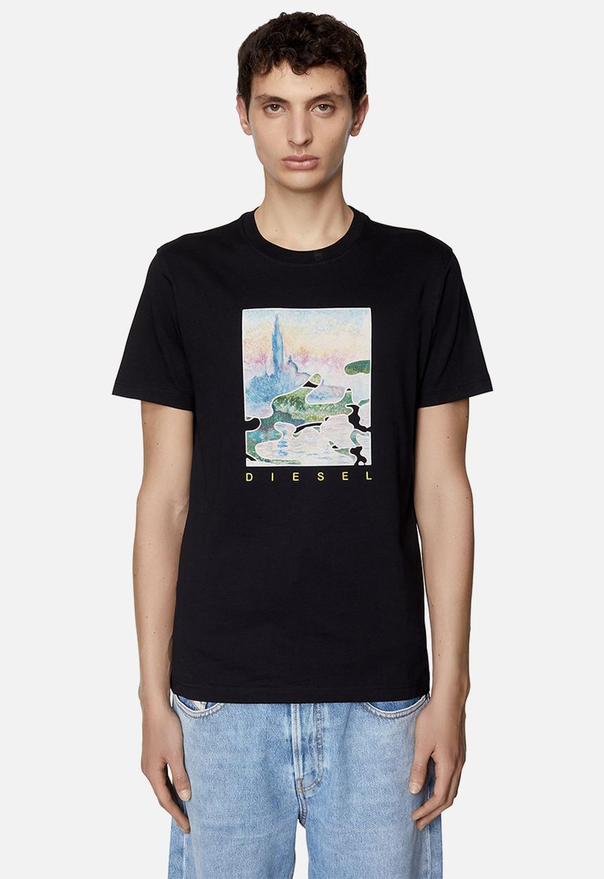 Diesel  - T-diegor-hs3 short sleeve tee - black