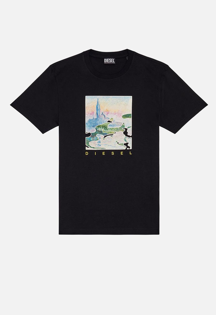 Diesel  - T-diegor-hs3 short sleeve tee - black