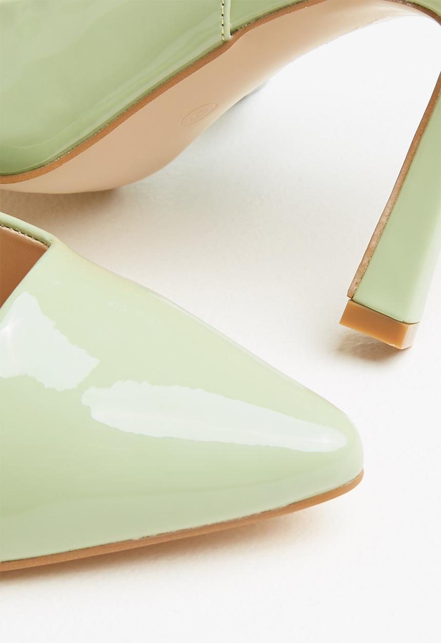 edit - Close toe sling-back - sage