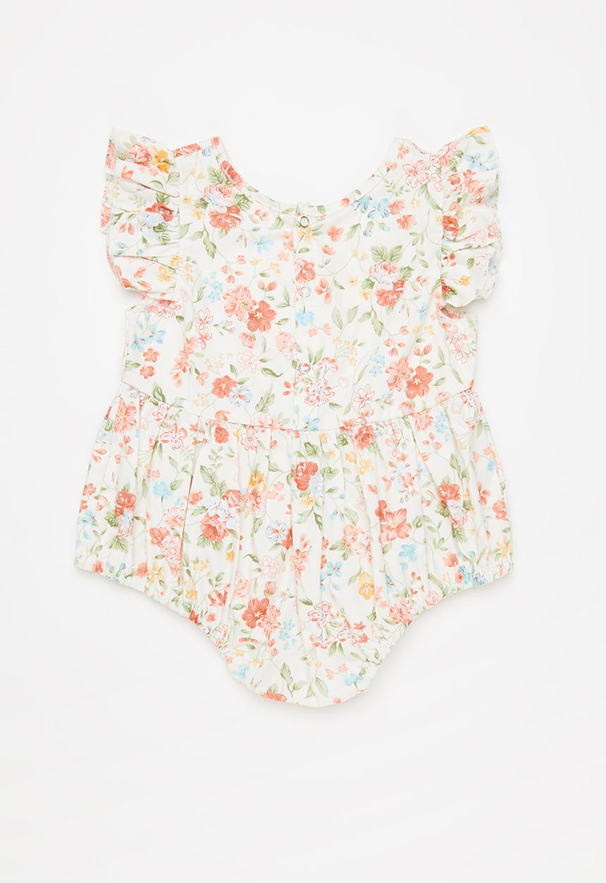 Pop Candy - Girls floral romper - multi