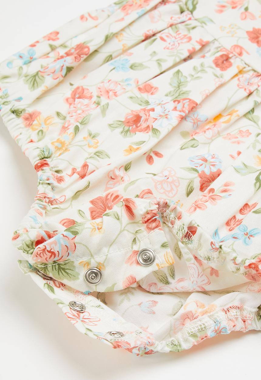 Pop Candy - Girls floral romper - multi