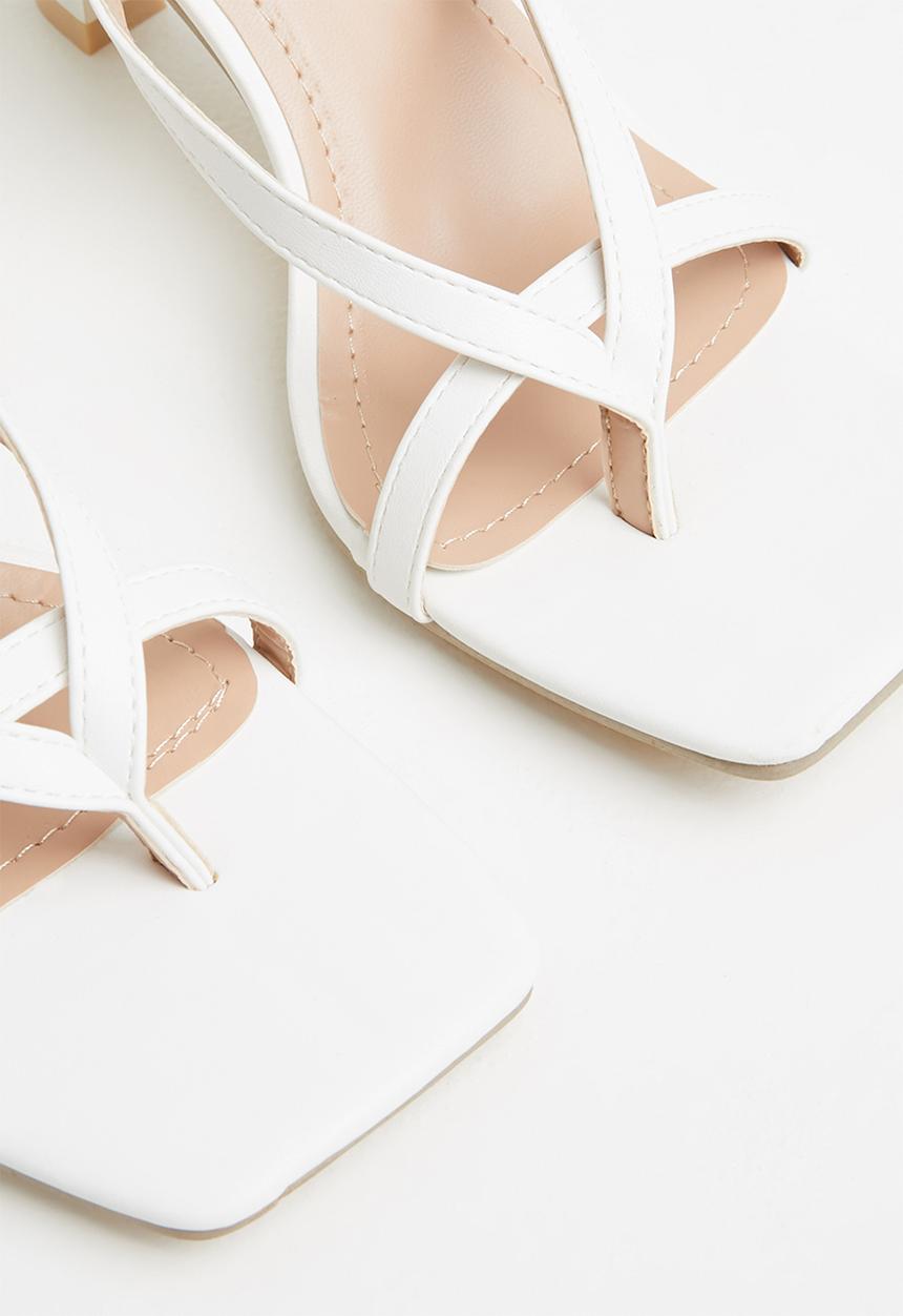 Superbalist - Leizel ankle strap stiletto - white