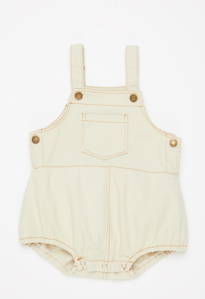 Pop Candy - Baby dungaree - stone
