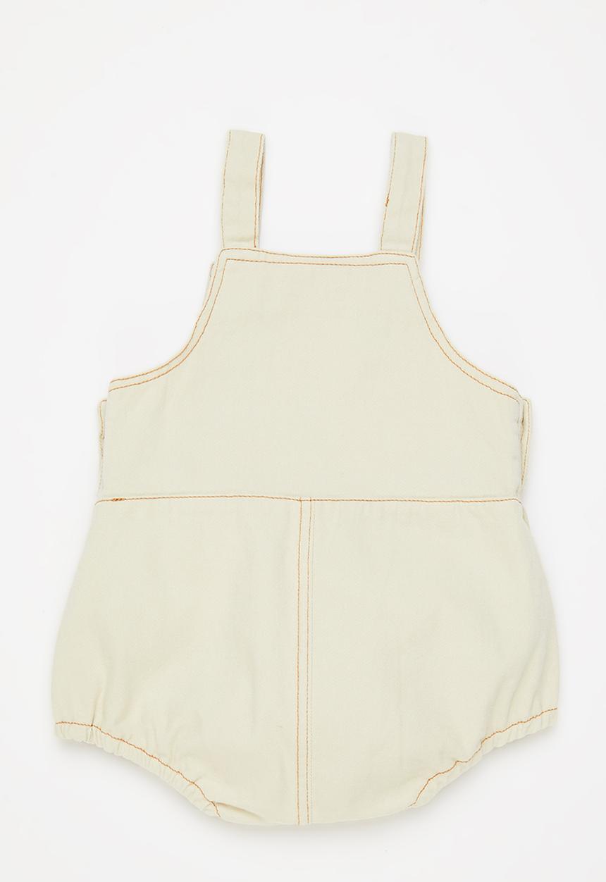 Pop Candy - Baby dungaree - stone