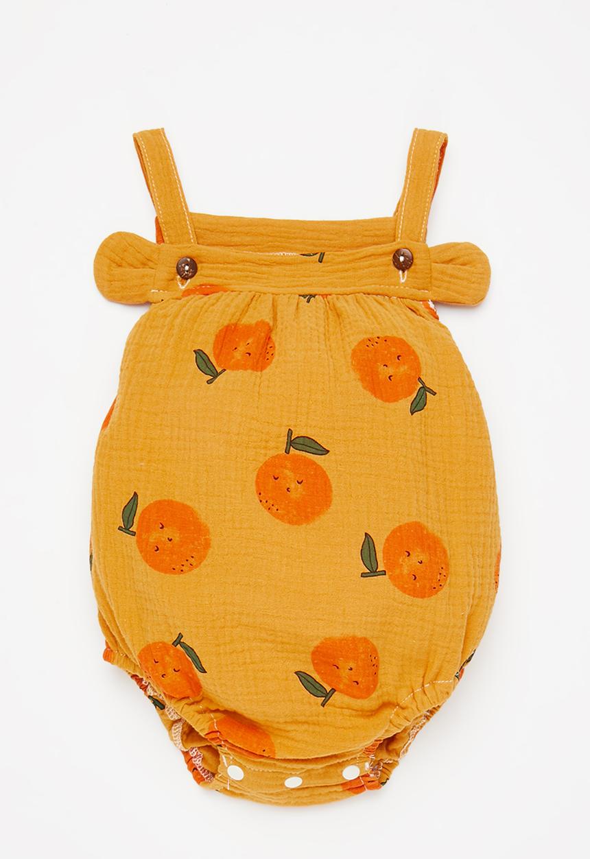 Pop Candy - Girls romper - orange