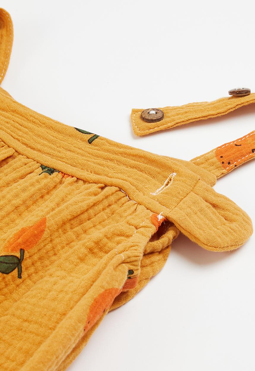 Pop Candy - Girls romper - orange