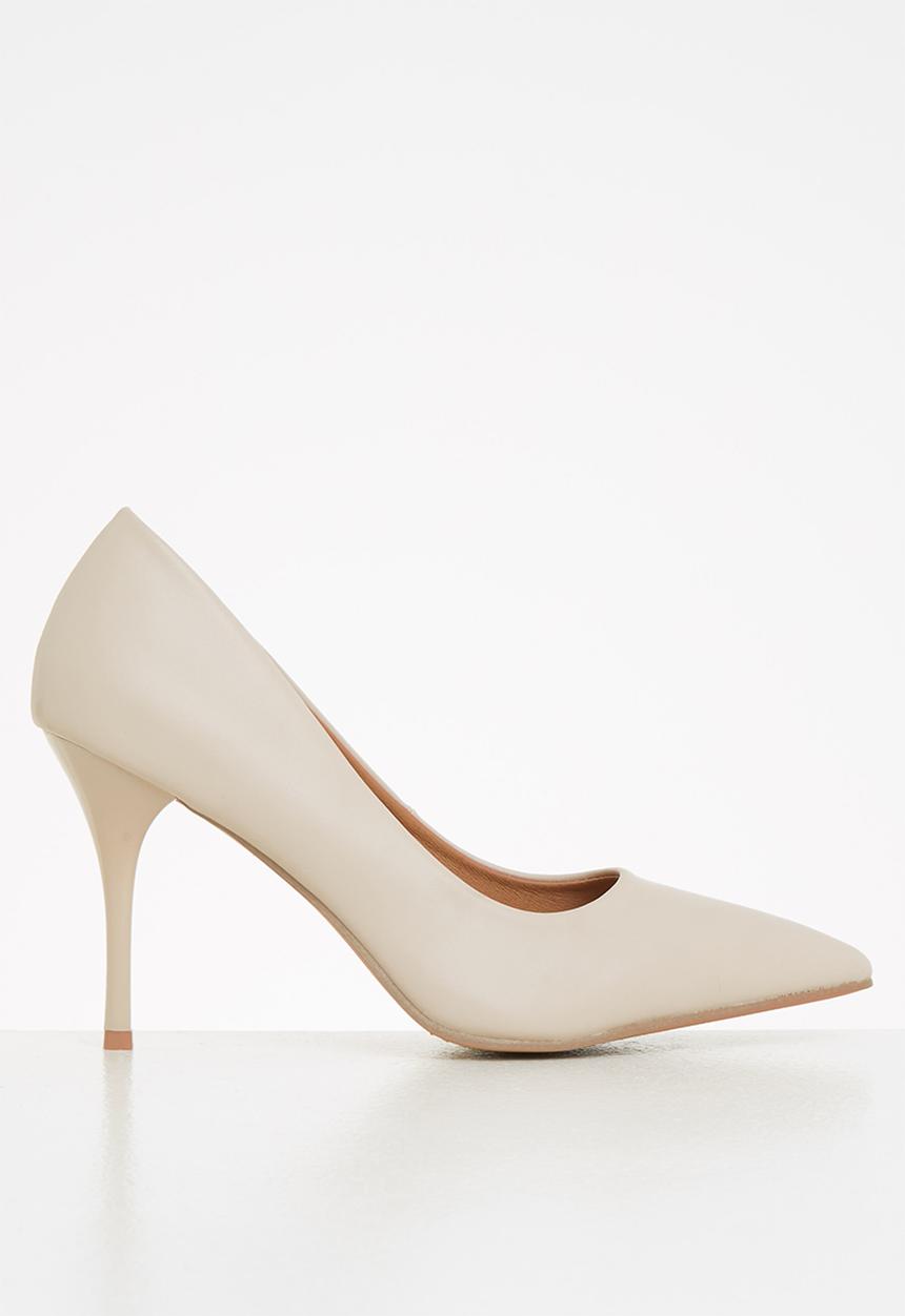 Superbalist - Classic court stilleto - oatmilk