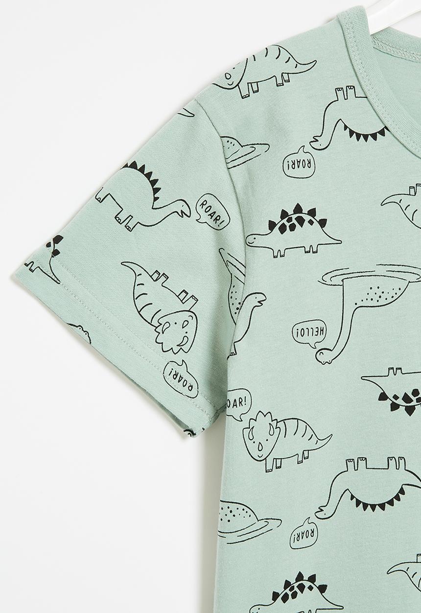 Pop Candy - Boys dino tee - sage