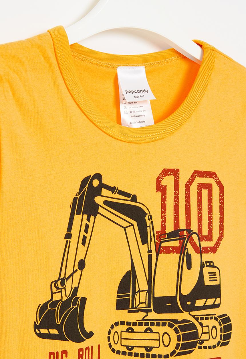 Pop Candy - Boys printed tee - yellow