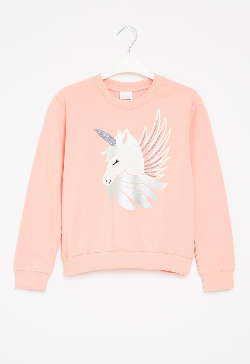 Pop Candy - Girls unicorn sweatshirt - pink