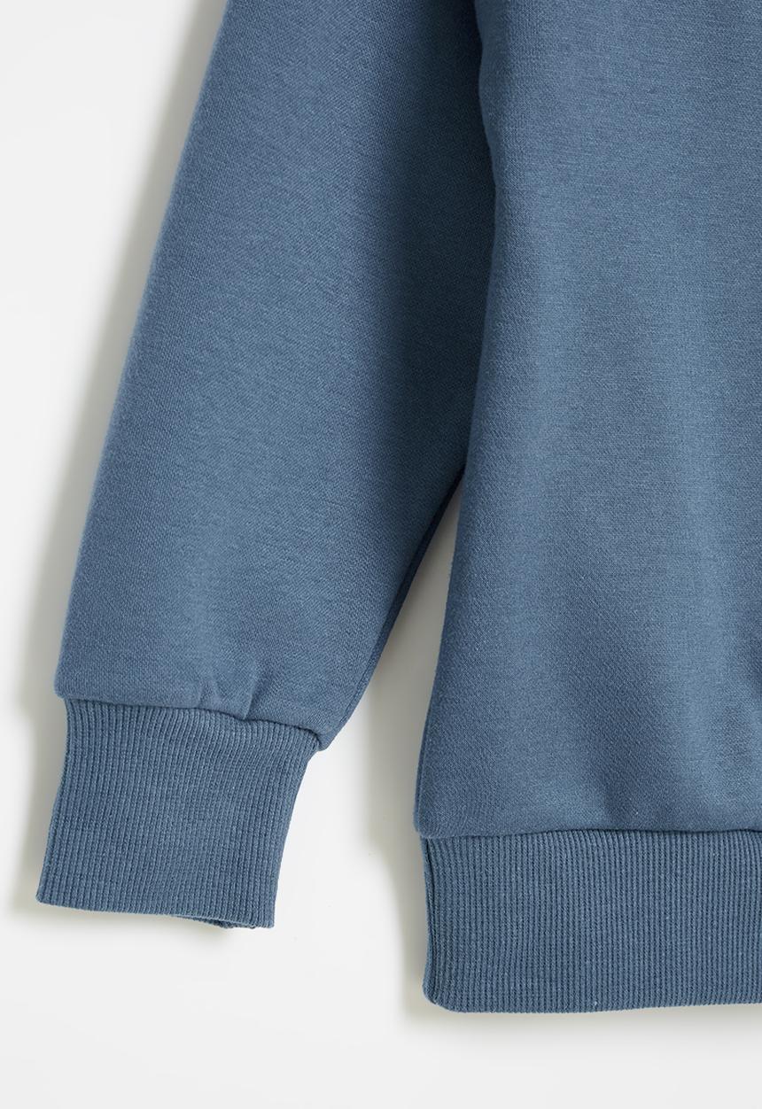 Pop Candy - Boys dino sweatshirt - blue & white