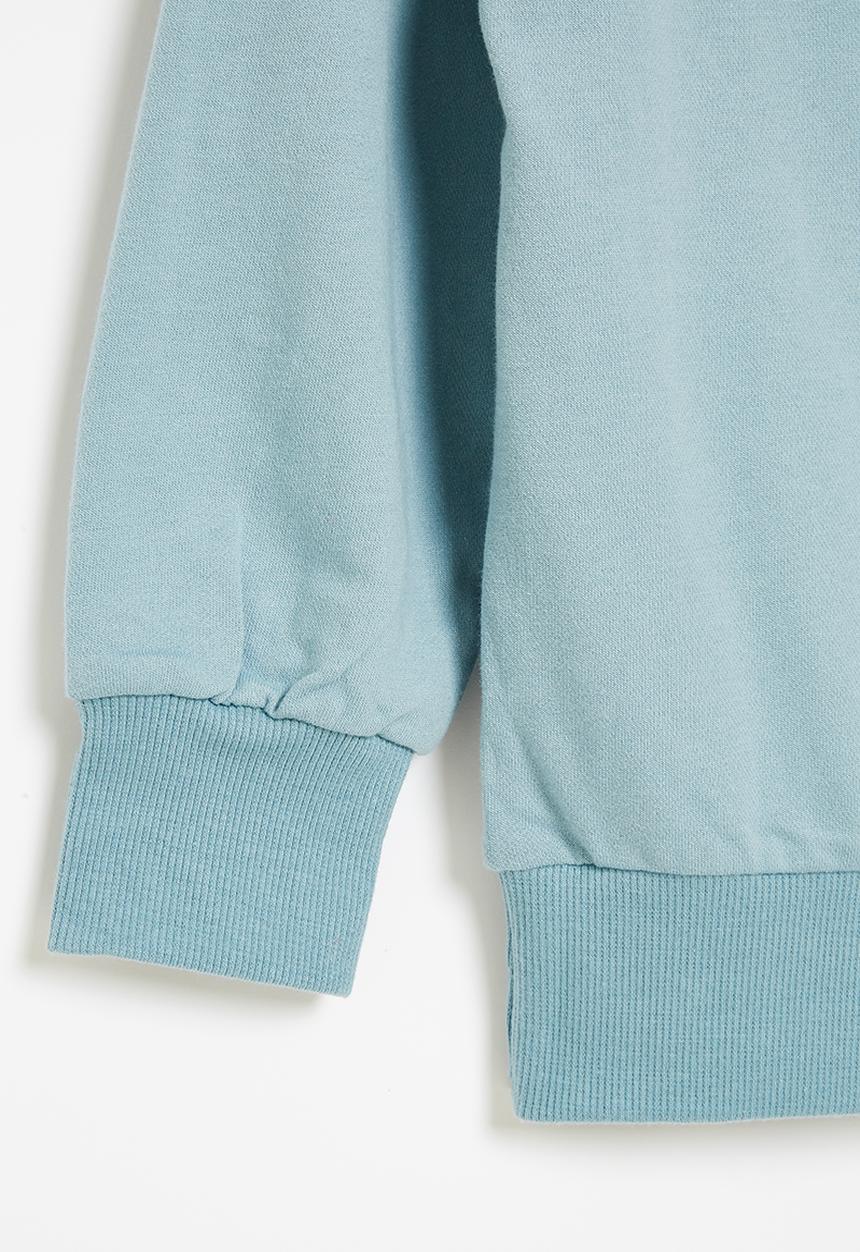 Pop Candy - Boys dino sweatshirt - baby blue