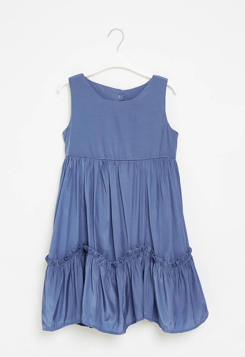 Pop Candy - Girls sleeveless dress - blue