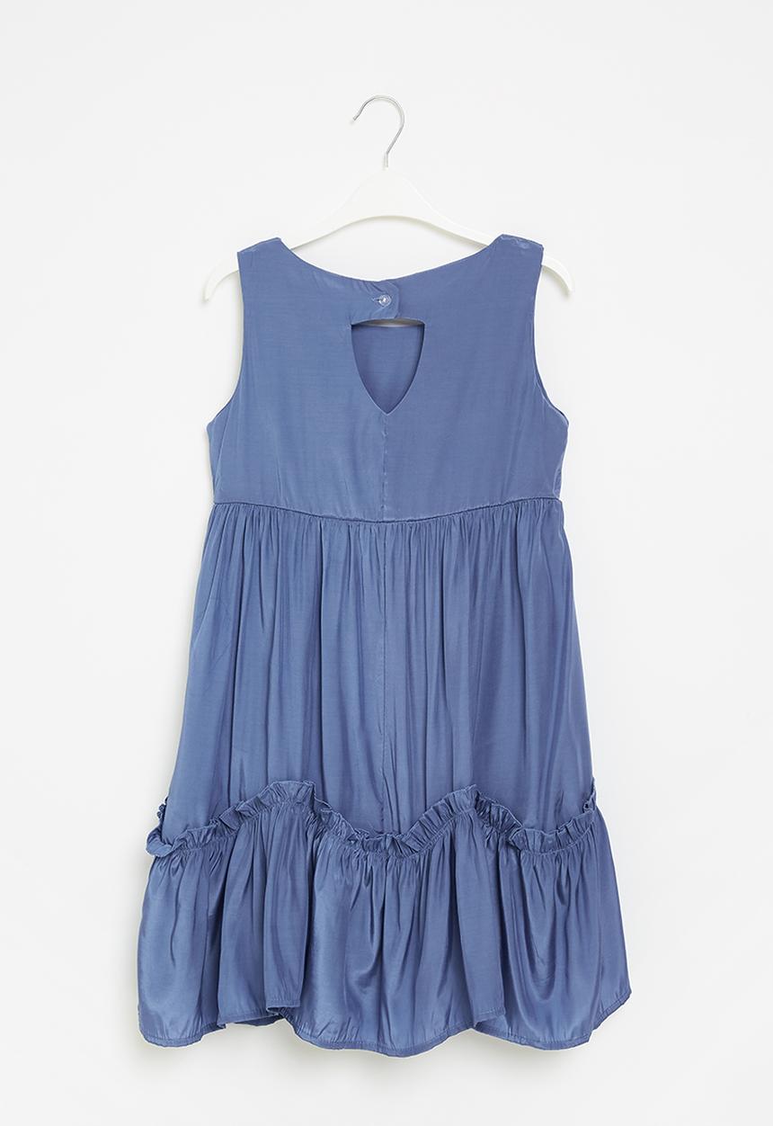 Pop Candy - Girls sleeveless dress - blue