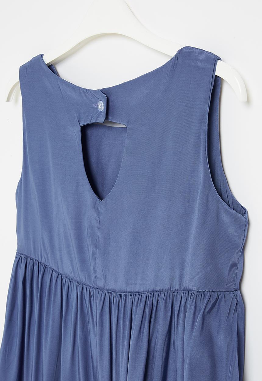 Pop Candy - Girls sleeveless dress - blue