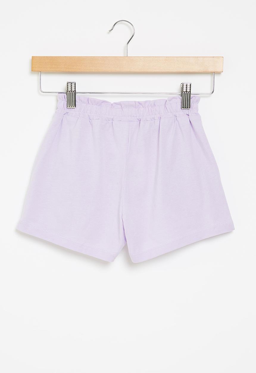 Pop Candy - Girls elasticated waist shorts - purple