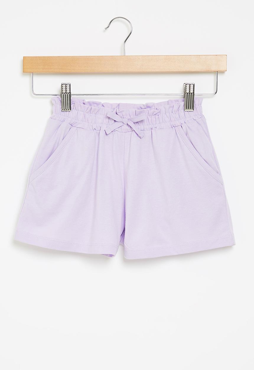 Pop Candy - Girls elasticated waist shorts - purple
