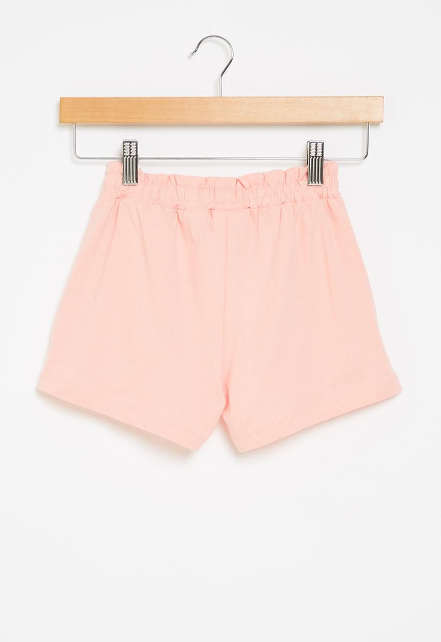 Pop Candy - Girls elasticated waist shorts - light pink
