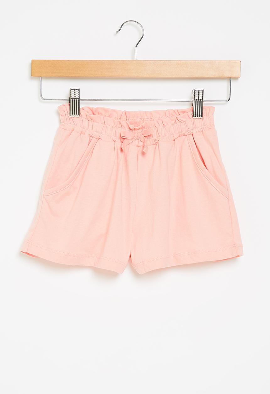 Pop Candy - Girls elasticated waist shorts - light pink