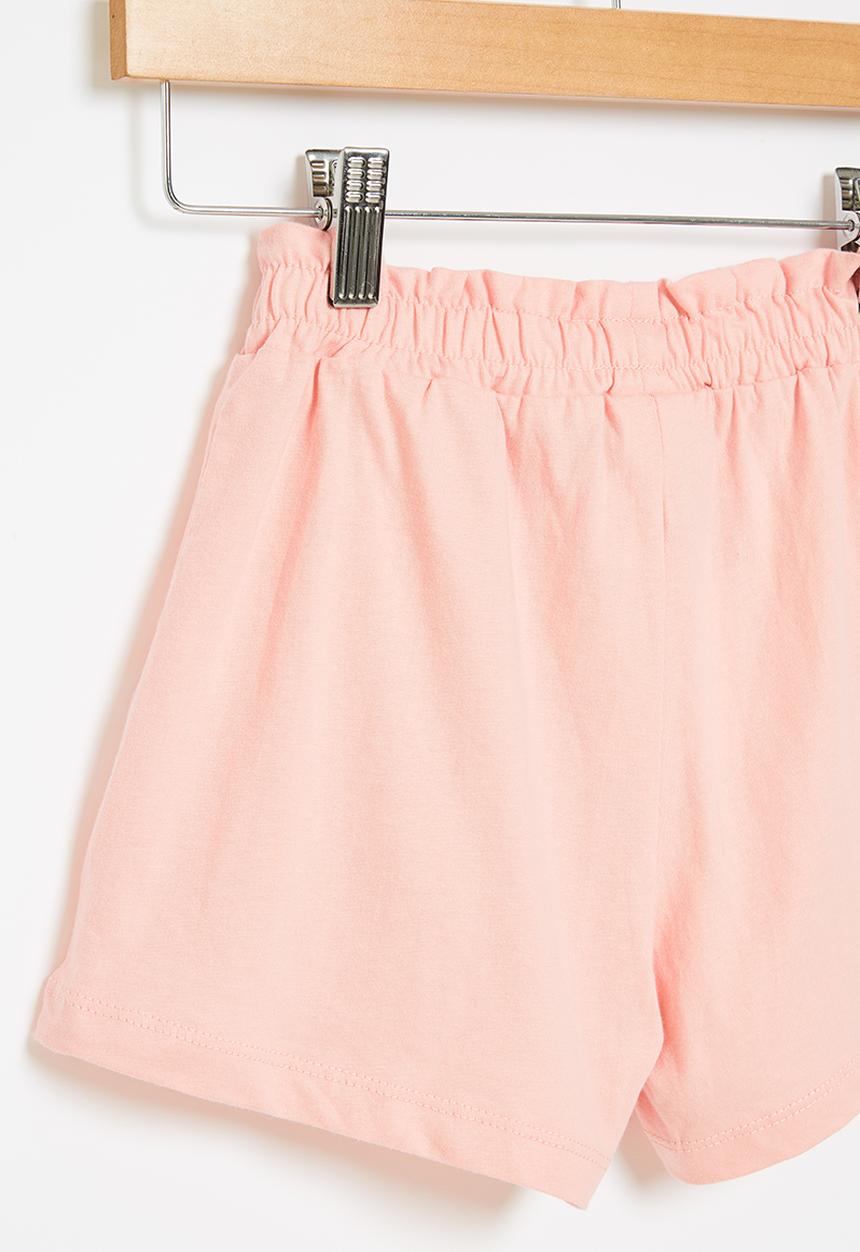 Pop Candy - Girls elasticated waist shorts - light pink