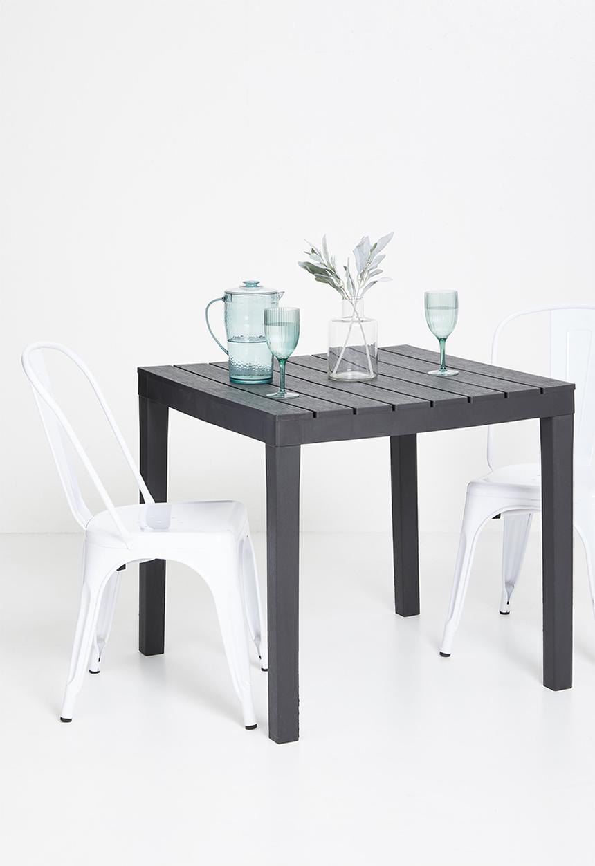 H&S - Square table - black