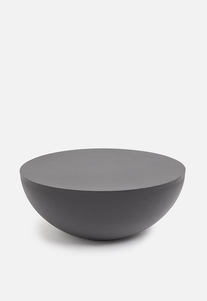 Sixth Floor - Holden outdoor coffee round table - black