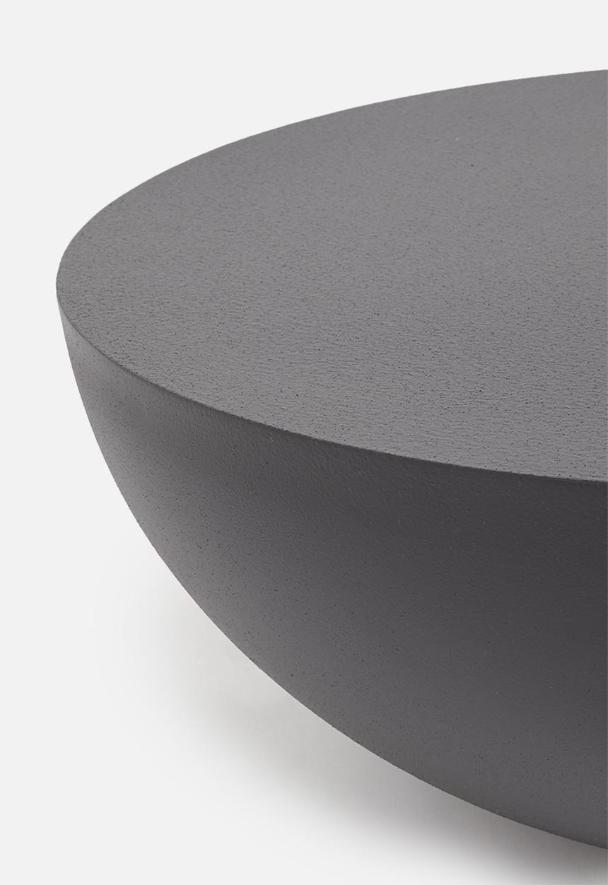 Sixth Floor - Holden outdoor coffee round table - black