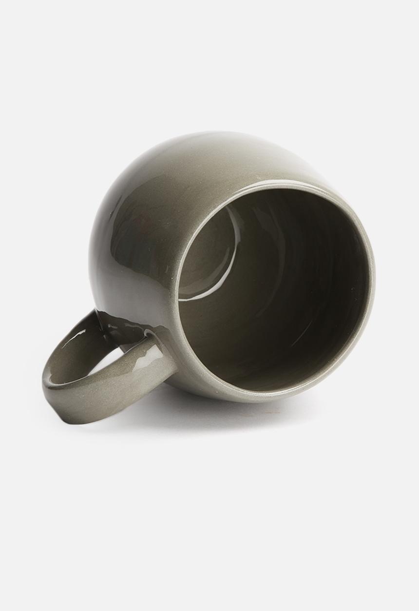 Urchin Art - Set of 4 Grayscale Mugs