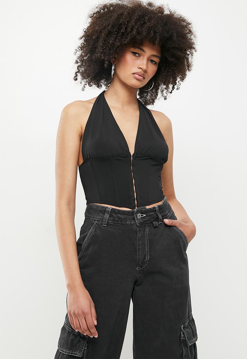 Supré  - Adley corset top - black