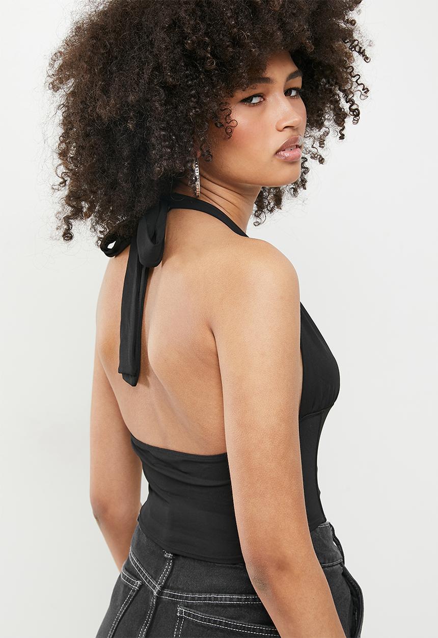Supré  - Adley corset top - black
