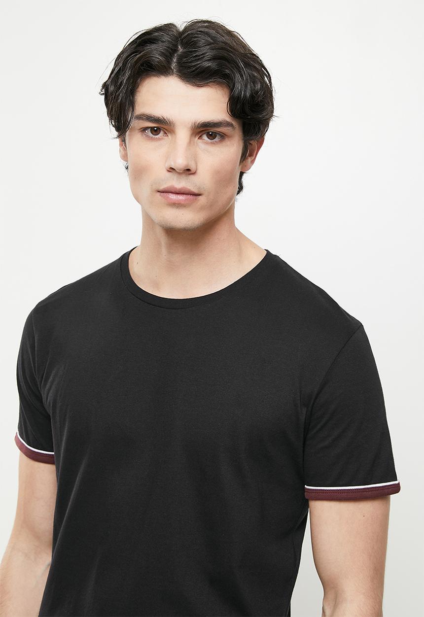 Brave Soul - Pearsonb T-shirt - black