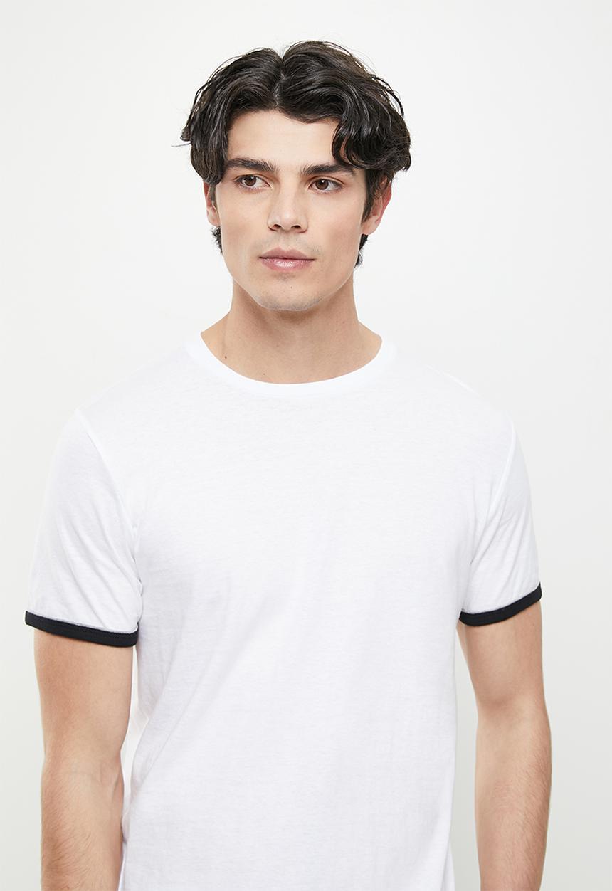 Brave Soul - Pearsonb T-shirt - white